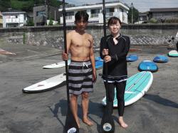 8/27 AM2 SUP(サップ、スタンドアップパドル)体験スクール付きレンタル  鎌倉ハイサーフ