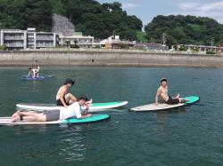 8/27 AM2 SUP(サップ、スタンドアップパドル)体験スクール付きレンタル  鎌倉ハイサーフ