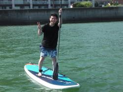 8/27 PM　SUP(サップ、スタンドアップパドル)体験スクール付きレンタル 鎌倉ハイサーフ