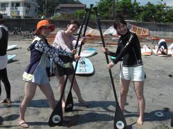 8/27 PM　SUP(サップ、スタンドアップパドル)体験スクール付きレンタル 鎌倉ハイサーフ