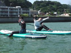 8/27 PM　SUP(サップ、スタンドアップパドル)体験スクール付きレンタル 鎌倉ハイサーフ