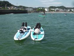 8/27 PM　SUP(サップ、スタンドアップパドル)体験スクール付きレンタル 鎌倉ハイサーフ
