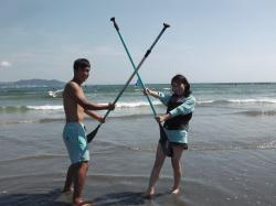 8/27 PM２ SUP(サップ、スタンドアップパドル)体験スクール付きレンタル  鎌倉ハイサーフ