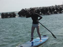 8/27 PM２ SUP(サップ、スタンドアップパドル)体験スクール付きレンタル  鎌倉ハイサーフ