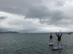 8/28 AM SUP(サップ、スタンドアップパドル)体験スクール付きレンタル  鎌倉ハイサーフ