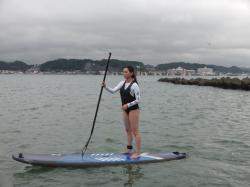 8/28 AM2 SUP(サップ、スタンドアップパドル)体験スクール付きレンタル 鎌倉ハイサーフ