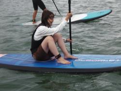 8/28 AM2 SUP(サップ、スタンドアップパドル)体験スクール付きレンタル 鎌倉ハイサーフ