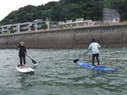 8/28 PM2 SUP(サップ、スタンドアップパドル)体験スクール付きレンタル　鎌倉ハイサーフ