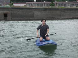 8/28 PM2 SUP(サップ、スタンドアップパドル)体験スクール付きレンタル　鎌倉ハイサーフ