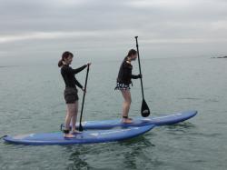 8/29 AM SUP(サップ、スタンドアップパドル)体験スクール付きレンタル  鎌倉ハイサーフ