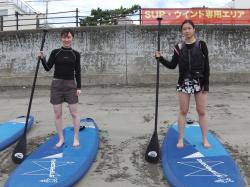 8/29 AM SUP(サップ、スタンドアップパドル)体験スクール付きレンタル  鎌倉ハイサーフ