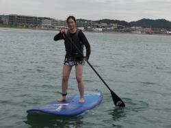8/29 AM SUP(サップ、スタンドアップパドル)体験スクール付きレンタル  鎌倉ハイサーフ
