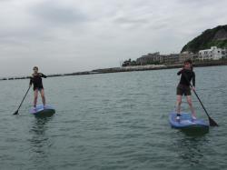 8/29 AM SUP(サップ、スタンドアップパドル)体験スクール付きレンタル  鎌倉ハイサーフ