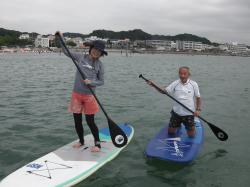 9/3 AM2 SUP(サップ、スタンドアップパドル)体験スクール付きレンタル  鎌倉ハイサーフ