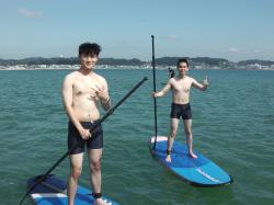 9/3 PM SUP(サップ、スタンドアップパドル)体験スクール付きレンタル 鎌倉ハイサーフ