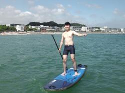 9/3 PM SUP(サップ、スタンドアップパドル)体験スクール付きレンタル 鎌倉ハイサーフ
