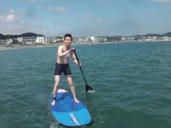 9/3 PM SUP(サップ、スタンドアップパドル)体験スクール付きレンタル 鎌倉ハイサーフ