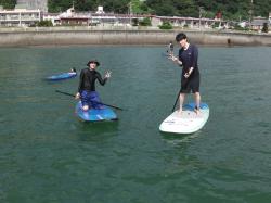 9/4 AM SUP(サップ、スタンドアップパドル)体験スクール付きレンタル　 鎌倉ハイサーフ