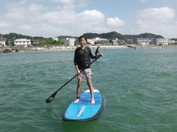 9/4 AM SUP(サップ、スタンドアップパドル)体験スクール付きレンタル　 鎌倉ハイサーフ