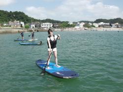 9/4 AM SUP(サップ、スタンドアップパドル)体験スクール付きレンタル　 鎌倉ハイサーフ