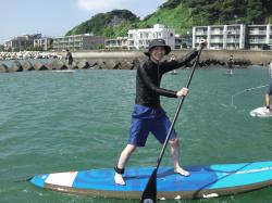 9/4 AM SUP(サップ、スタンドアップパドル)体験スクール付きレンタル　 鎌倉ハイサーフ