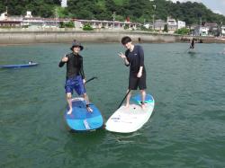 9/4 AM SUP(サップ、スタンドアップパドル)体験スクール付きレンタル　 鎌倉ハイサーフ