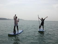 9/14 AM SUP(サップ、スタンドアップパドル)体験スクール付きレンタル 鎌倉ハイサーフ