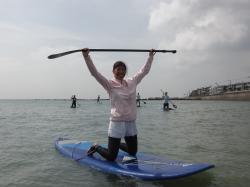 9/14 AM SUP(サップ、スタンドアップパドル)体験スクール付きレンタル 鎌倉ハイサーフ