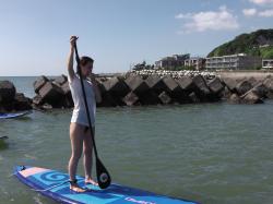 9/25 AM SUP(サップ、スタンドアップパドル)体験スクール付きレンタル  鎌倉ハイサーフ