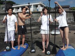 9/25 AM SUP(サップ、スタンドアップパドル)体験スクール付きレンタル  鎌倉ハイサーフ