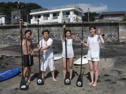 9/25 AM SUP(サップ、スタンドアップパドル)体験スクール付きレンタル  鎌倉ハイサーフ