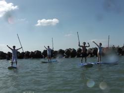 9/25 AM SUP(サップ、スタンドアップパドル)体験スクール付きレンタル  鎌倉ハイサーフ