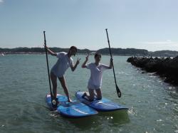 9/25 AM SUP(サップ、スタンドアップパドル)体験スクール付きレンタル  鎌倉ハイサーフ