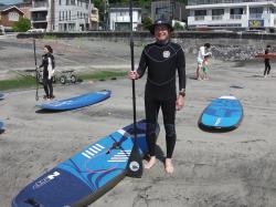 5/5 AM SUP(サップ、スタンドアップパドル)体験スクール付きレンタル 鎌倉ハイサーフ