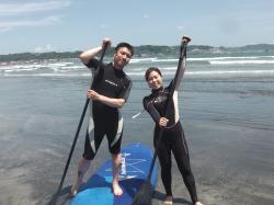 6/4 PM SUP(サップ、スタンドアップパドル)体験スクール付きレンタル  鎌倉ハイサーフ