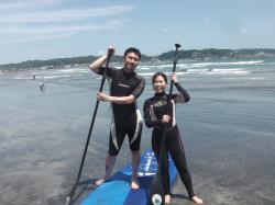 6/4 PM SUP(サップ、スタンドアップパドル)体験スクール付きレンタル  鎌倉ハイサーフ