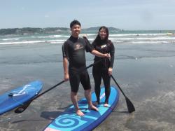 6/4 PM SUP(サップ、スタンドアップパドル)体験スクール付きレンタル  鎌倉ハイサーフ