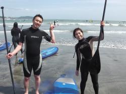 6/4 PM SUP(サップ、スタンドアップパドル)体験スクール付きレンタル  鎌倉ハイサーフ