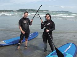 6/4 PM SUP(サップ、スタンドアップパドル)体験スクール付きレンタル  鎌倉ハイサーフ