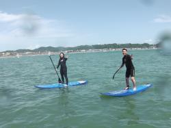 6/4 PM SUP(サップ、スタンドアップパドル)体験スクール付きレンタル  鎌倉ハイサーフ