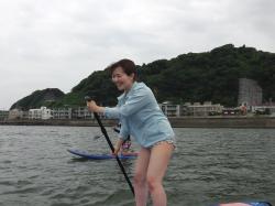 6/19 AM SUP(サップ、スタンドアップパドル)体験スクール付きレンタル 鎌倉ハイサーフ