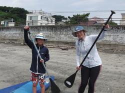 6/19 AM SUP(サップ、スタンドアップパドル)体験スクール付きレンタル 鎌倉ハイサーフ
