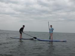 6/19 AM SUP(サップ、スタンドアップパドル)体験スクール付きレンタル 鎌倉ハイサーフ
