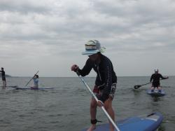 6/19 AM SUP(サップ、スタンドアップパドル)体験スクール付きレンタル 鎌倉ハイサーフ