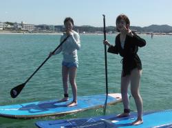 7/23 AM1 SUP(サップ、スタンドアップパドル)体験スクール付きレンタル  鎌倉ハイサーフ　