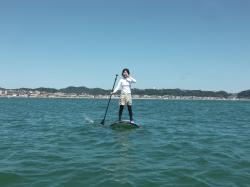 7/29 PM2 SUP(サップ、スタンドアップパドル)体験スクール付きレンタル 鎌倉ハイサーフ