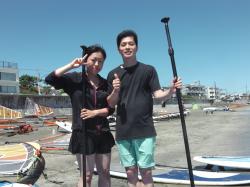 7/30 PM SUP(サップ、スタンドアップパドル)体験スクール付きレンタル　鎌倉ハイサーフ