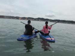 8/1 AM SUP(サップ、スタンドアップパドル)体験スクール付きレンタル  鎌倉ハイサーフ