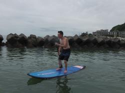 8/1 AM SUP(サップ、スタンドアップパドル)体験スクール付きレンタル  鎌倉ハイサーフ