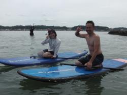 8/1 AM SUP(サップ、スタンドアップパドル)体験スクール付きレンタル  鎌倉ハイサーフ